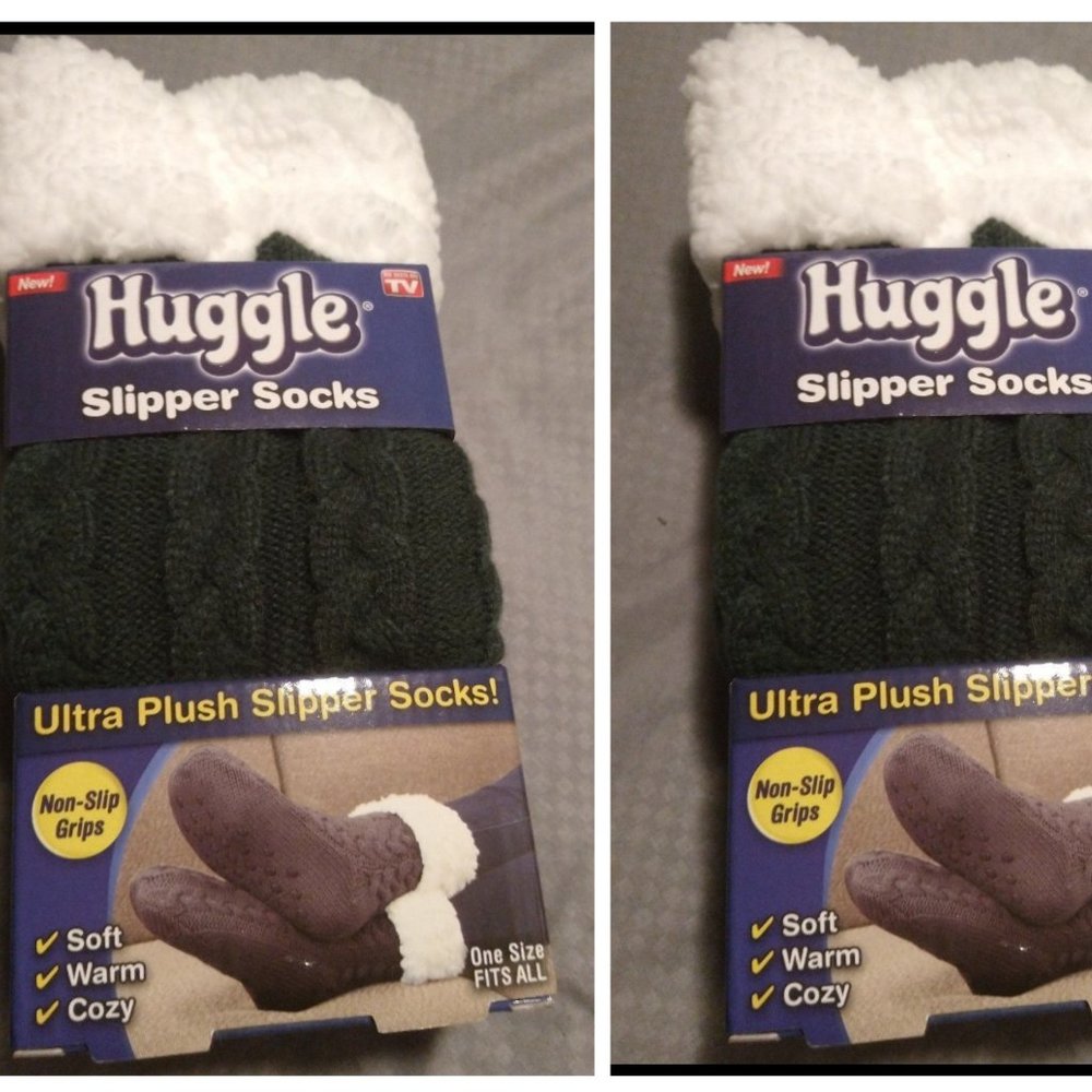 His and her's Valentine warm sock slippers